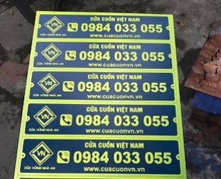 Nhận in mác kim loại trực tiếp, giá rẻ, chất lượng tốt tại Hà Nội